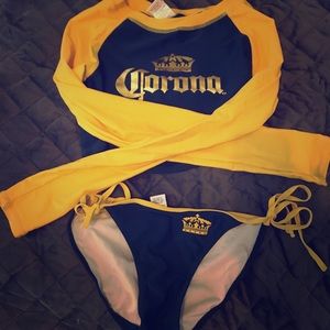 Corona bathing suit